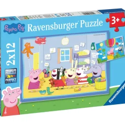 Palapeli Ravensburger Peppas' Adventure 2x12 palaa