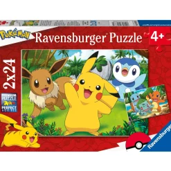 Palapeli Ravensburger Pokémon 2x24 palaa