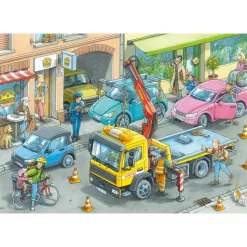 Palapeli Ravensburger Working Trucks 2x24 palaa