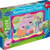 Palapeli Ravensburger 2 x 24 palaa Peppa Pig