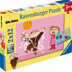 Palapeli Ravensburger 2 x 12 palaa Alfons Åberg