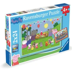 Palapeli Ravensburger 2 x 24 palaa Peppa Pig