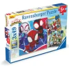 Palapeli Ravensburger 3 x 49 palaa Spidey's Adventures