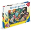 Palapeli Ravensburger 2 x 12 palaa Animals In Space