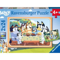 Palapeli Ravensburger 2 x 24 palaa Bluey
