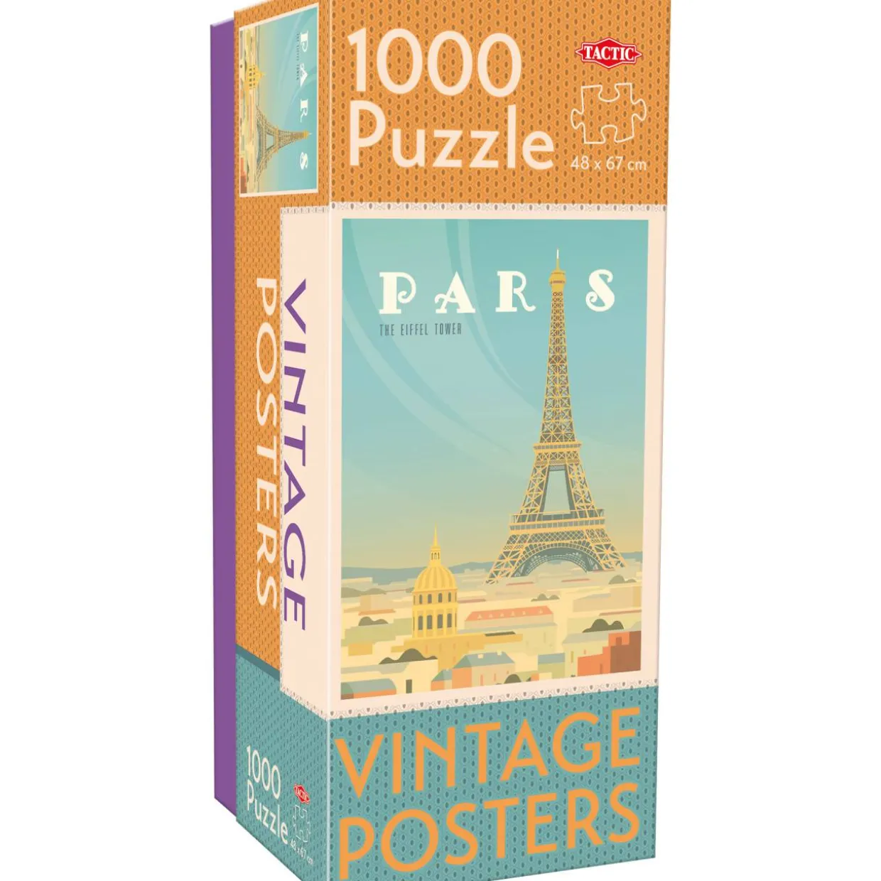 Palapeli Tactic 1000 palaa Vintage Posters Paris