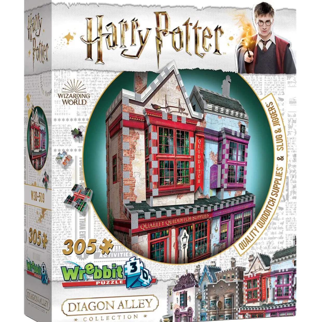 Palapeli Wrebbit 3D Quality Quidditch Supplies & Slug & Jig 305 palaa
