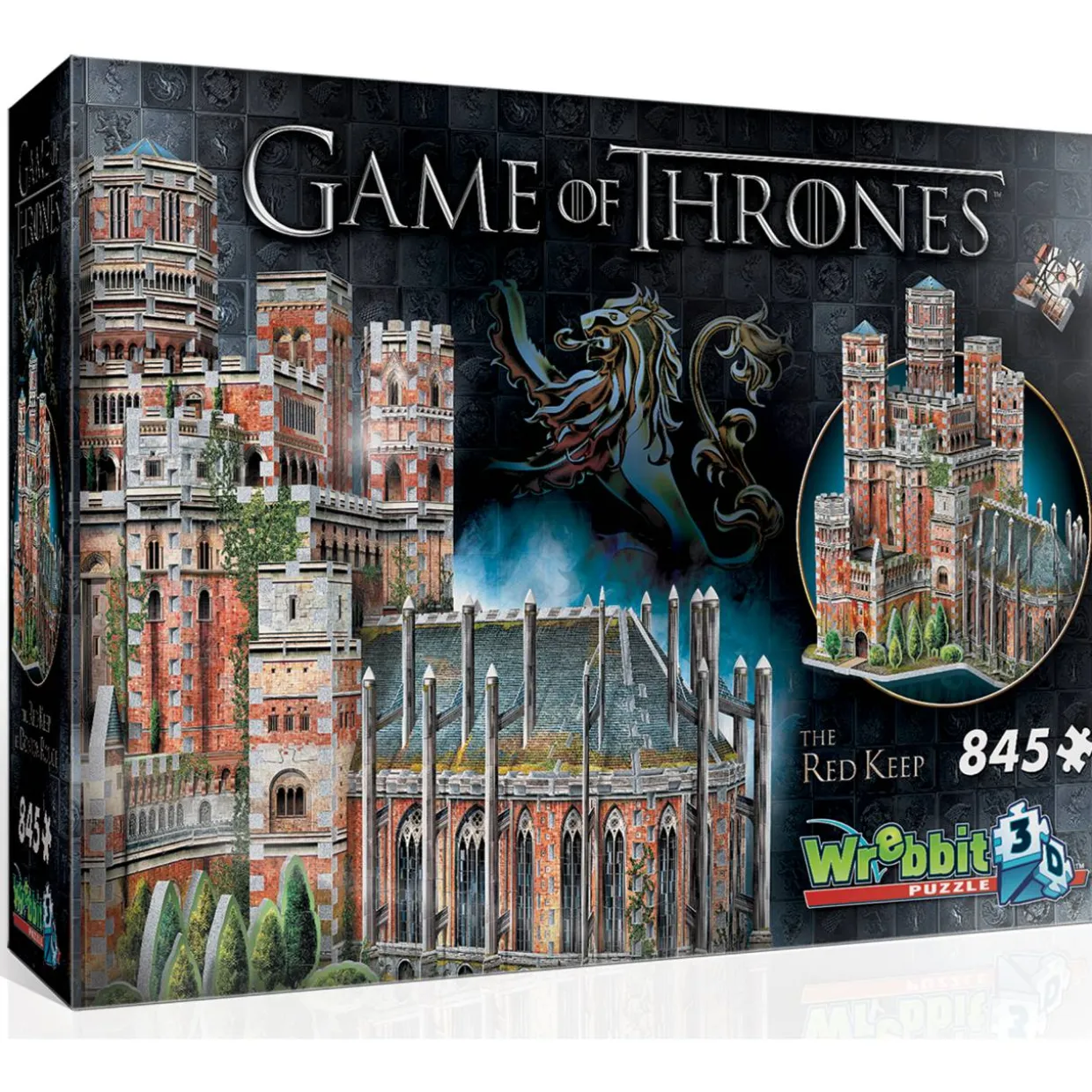 Palapeli Wrebbit 3D Red Keep 845 palaa