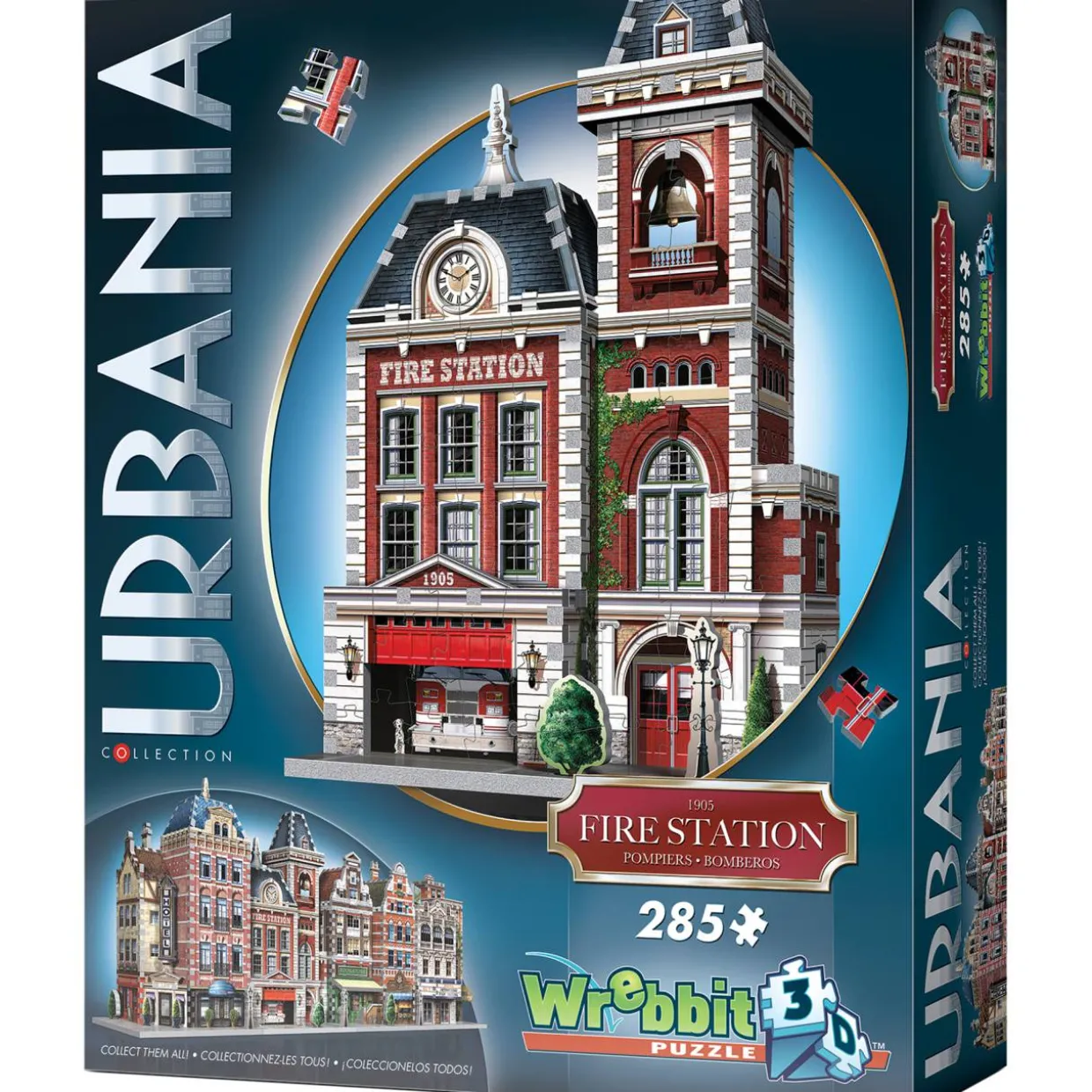 Palapeli Wrebbit 3D Urbania - Fire Station 285 palaa