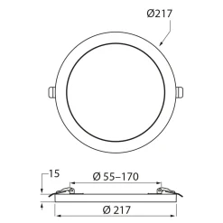 Paneelivalaisin Airam Flex Multi IP20 12W 830/840/865 PIR