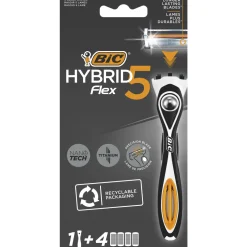 Partahöylä BIC Hybrid Flex 5 +4 terää