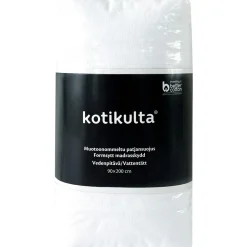 Patjansuojus muotoonommeltu Kotikulta 90 x 200 cm valkoinen