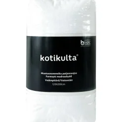 Patjansuojus muotoonommeltu Kotikulta 120 x 200 cm valkoinen