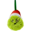 Pehmo Grinch joulukuusenkoriste tonttulakki