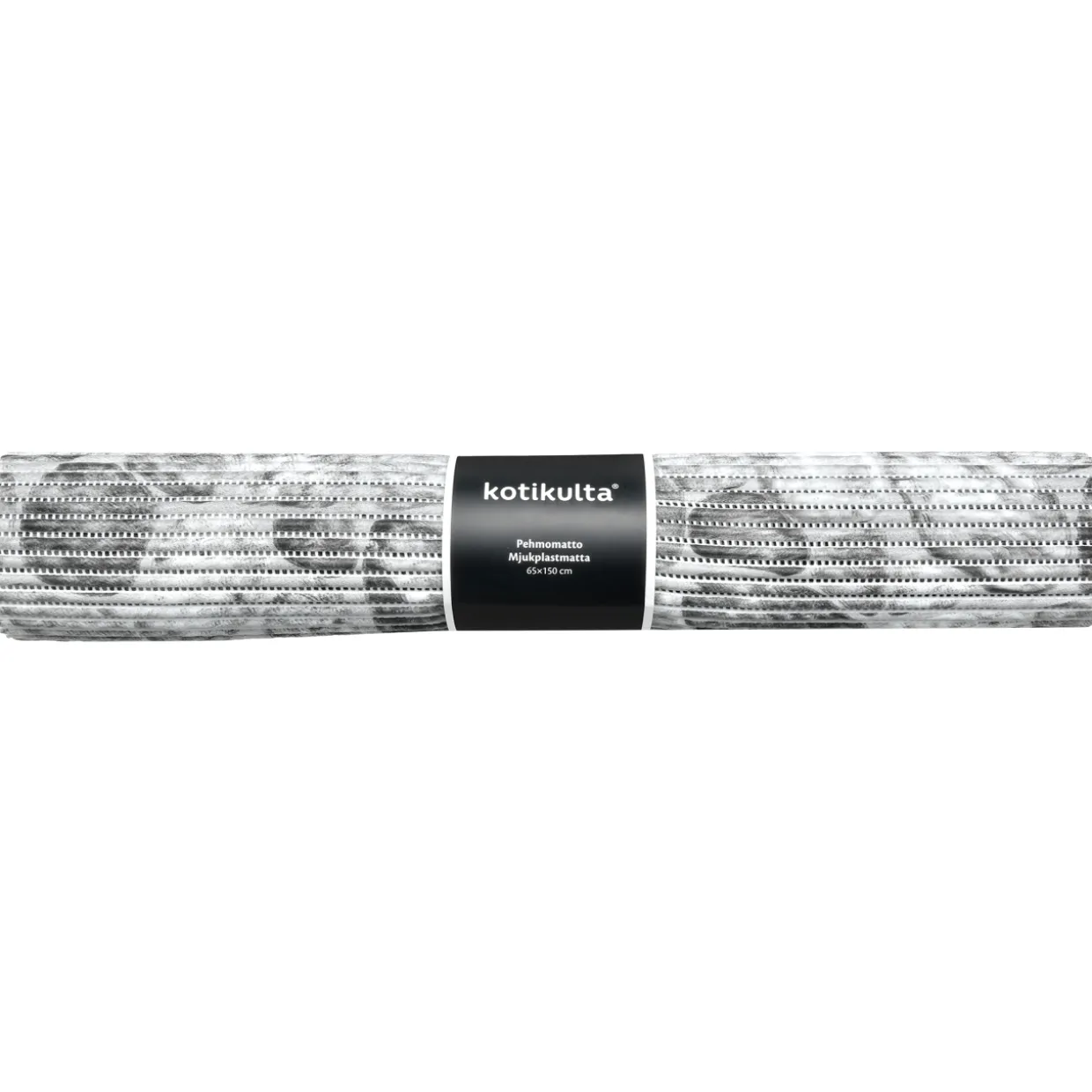 Pehmomatto Kotikulta 65 x 150 cm Kiveys harmaa