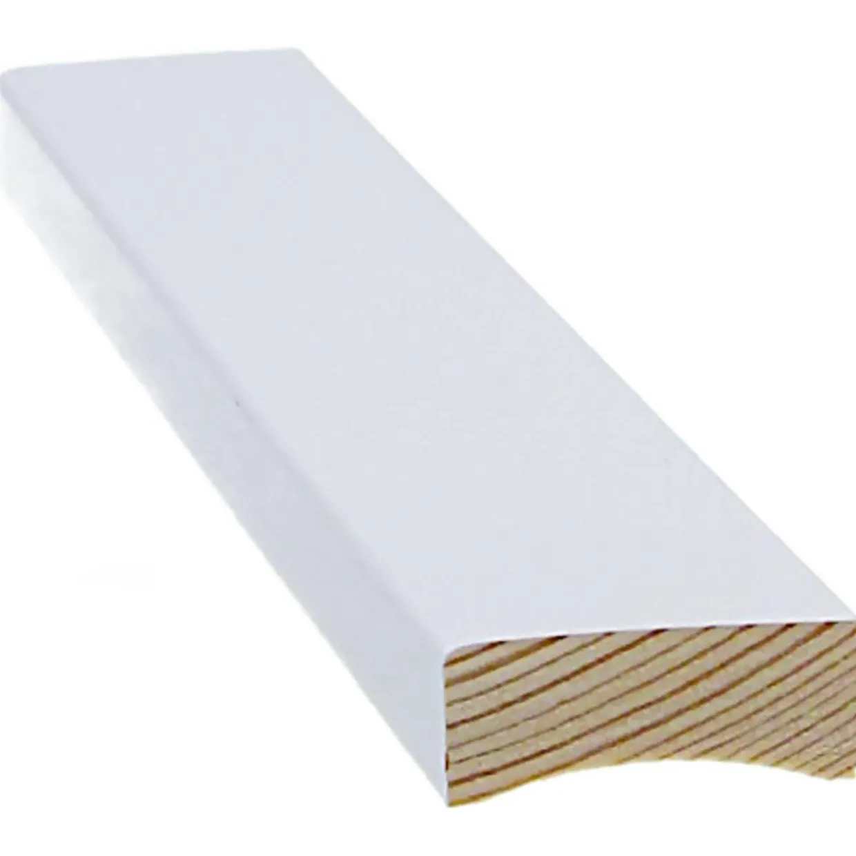 Peitelista Cent 12x32x3300 Valkoinen 10 kpl