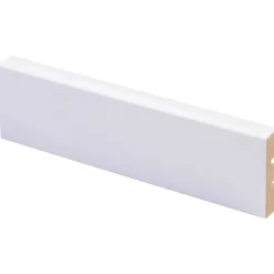 Peitelista 12 x 42 x 2200 mm, MDF puhdas valkoinen, 10 kpl