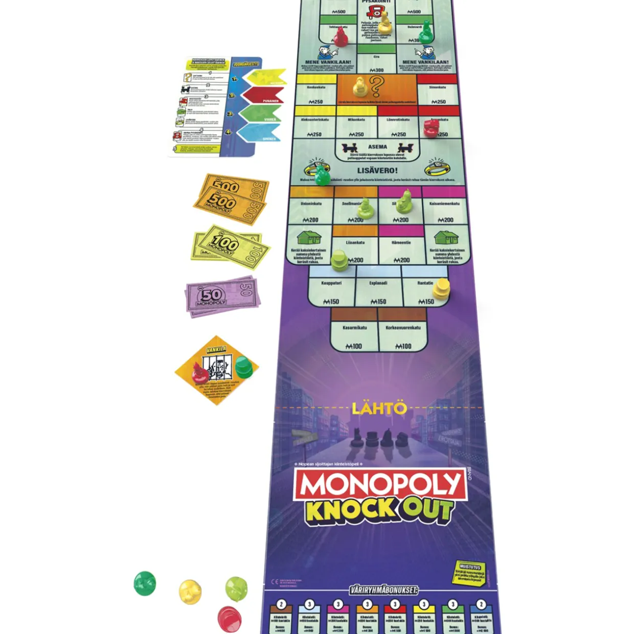 Peli Monopoly knockout