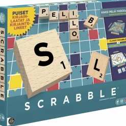 Peli Scrabble Mattel Wood Edition