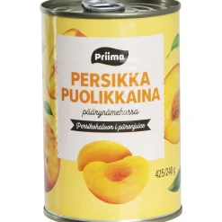 Persikanpuolikas Priima 425/240 g mehussa