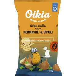 Perunalastu Oikia 100 g Pirteä Britta kermaviili & sipuli