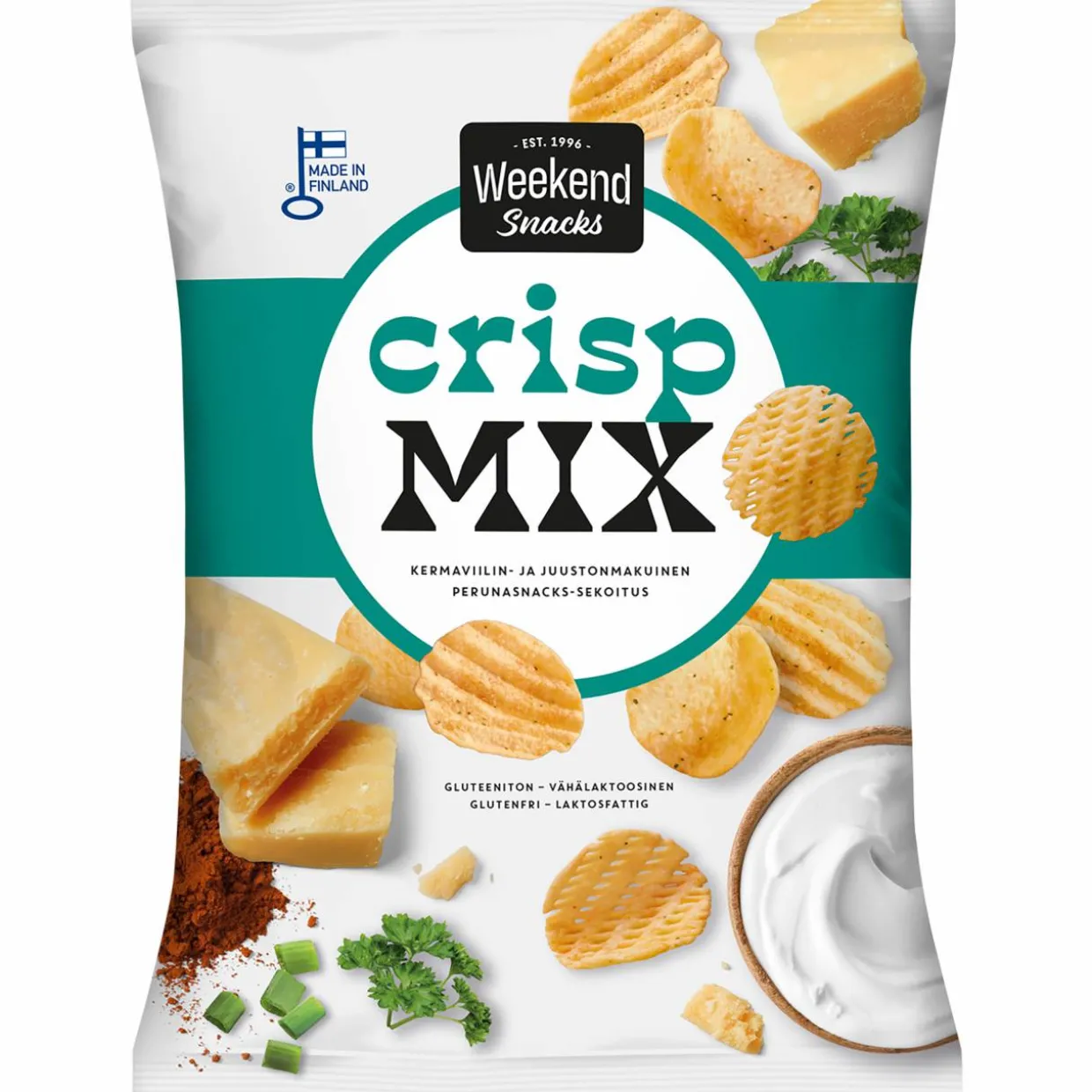 Perunasnack Weekend Snacks 180 g Crisp Mix