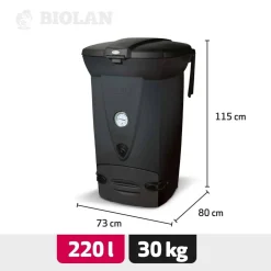 Pikakompostori Biolan 220 eco