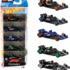 Pikkuauto Hot Wheels 5 kpl F1