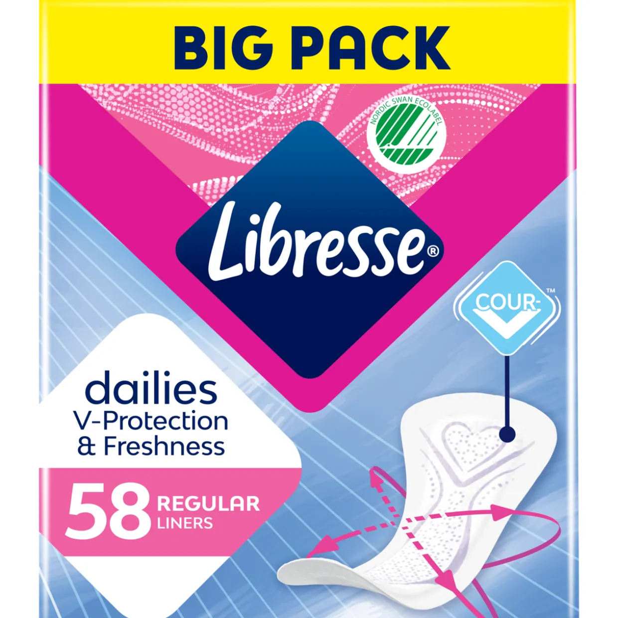 Pikkuhousunsuoja Libresse 58 kpl Regular