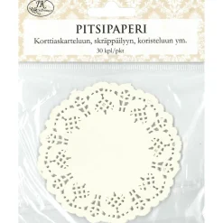 Pitsipaperi ympyrä 30 kpl
