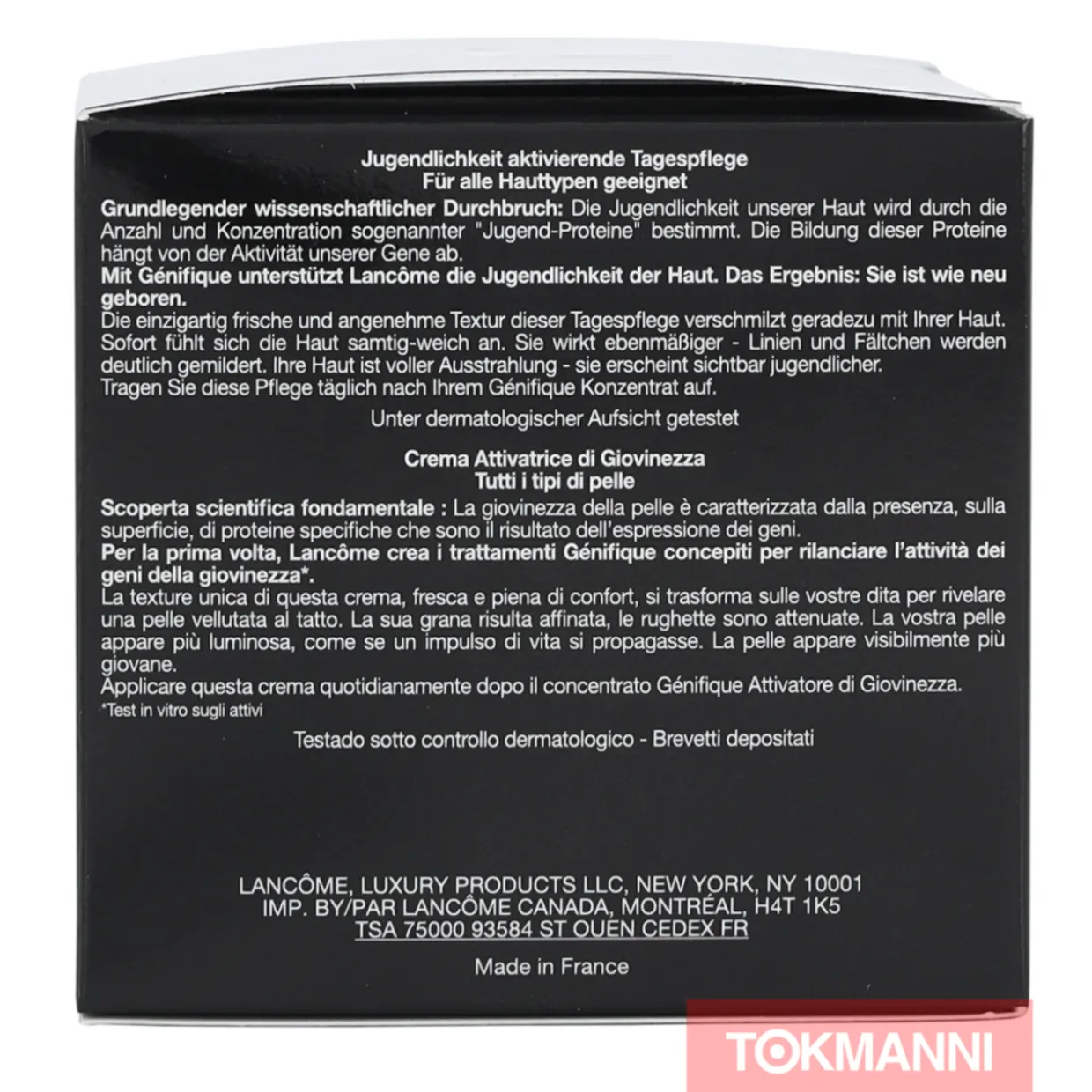 Päivävoide, Lancome 50 ml Genifique Youth Activating