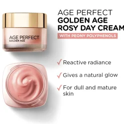 Päivävoide Loreal 50 ml Golden Age Rosy Glow
