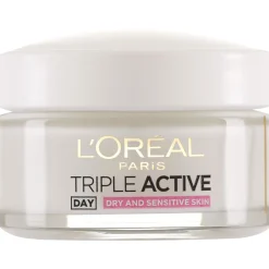Päivävoide Loreal 50 ml Triple Active kuivalle ja herkälle iholle