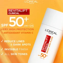 Päivävoide Loreal Paris 50 ml Revitalift Clinical Daily Moisturizing Fluid SK50