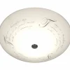 Plafondi Aneta Lighting Skrift 42 cm, valkoinen/teräs
