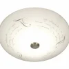 Plafondi Aneta Lighting Skrift 50 cm, valkoinen/teräs