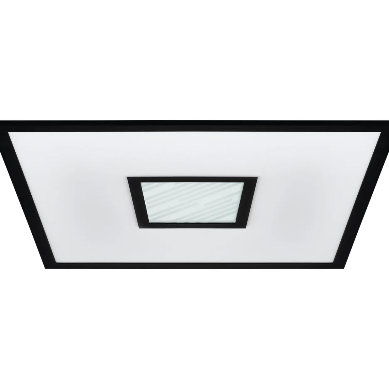 Plafondi EGLO Bordonara led 21,5W 45x45cm musta/valkoinen