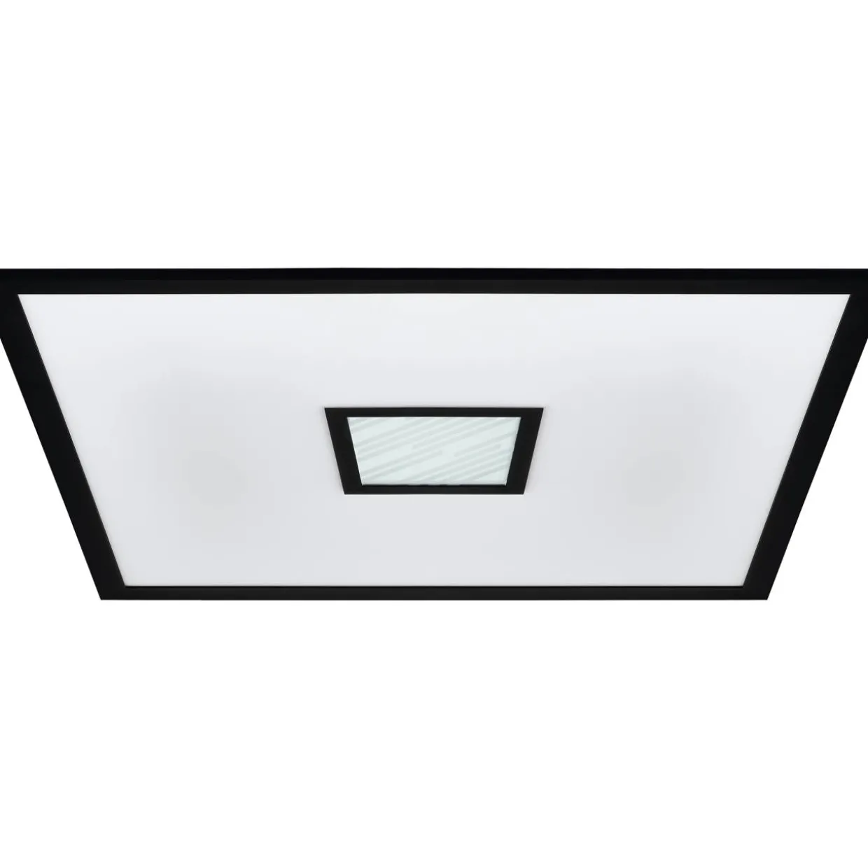 Plafondi EGLO Bordonara led 36W 59,5x59,5cm musta/valkoinen