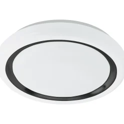 Plafondi EGLO Capasso led 14,4W Ø32cm valkoinen/musta