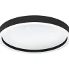 Plafondi EGLO connect.z Montemorelos-z led 17,8W Ø42cm musta/valkoinen, kristalliefekti