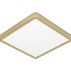 Plafondi EGLO Fueva 5 led 20,5W 28,5x28,5cm harjattu messinki/valkoinen