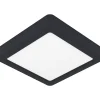 Plafondi EGLO Fueva 5 led 11W 16x16cm musta/valkoinen