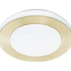 Plafondi EGLO Led Carpi 3x3,6W Ø30cm harjattu messinki/valkoinen