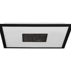 Plafondi EGLO Marmorata led 19W ja 9W 44,5x44,5cm musta/valkoinen