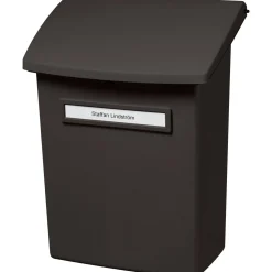 Postilaatikko Orthex välikannella musta