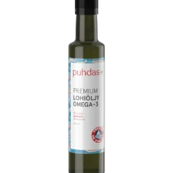 Premium Lohiöljy Omega-3 Puhdas+ 250 ml