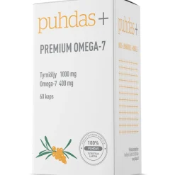 Premium Omega-7 Puhdas+ 400 mg 60 kaps