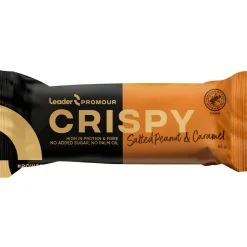 Proteiinipatukka Leader Promour 45 g Crispy Salted Peanut & Caramel