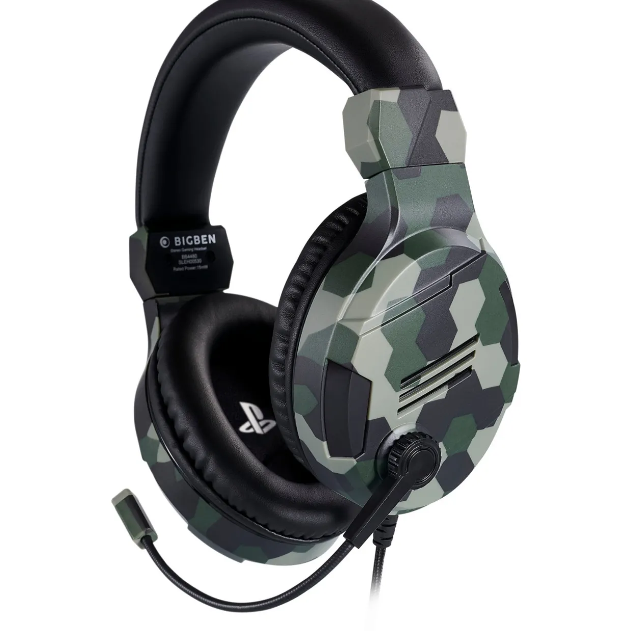 PS4-kuuloke Nacon Big Ben v3, langallinen, vihreä camo