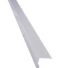 Päätypelti Keraplast, 40+40 mm, 90° vaaleanharmaa 3 m + PC-täytesoiro